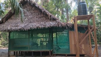 Private tambo on the grounds of El Centro Inka Meraya.