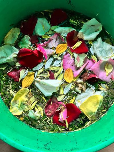 Floral bath at El Centro Inka Meraya.